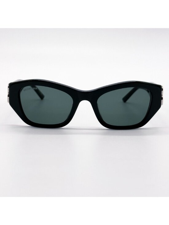 NEW BALENCIAGA BB0311SK 004 SUNGLASSES GREEN GEOMETRIC UNISEX EYEWEAR BALENCIAGA main image 9